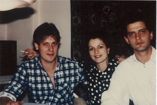 Kristian, Perle og Carl Peter. Billede fra september 1992.
